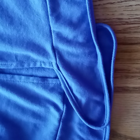 ADIDAS NWOT WOMEN'S PERI WINKLE BLUE w WHT TRIM- STYLE PRIME GREEN- AEROREADY M - Picture 7 of 15